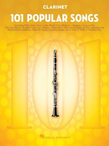 101 Popular Songs: Clarinet - nuty na klarnet