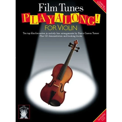 Applause - Film Tunes Playalong For Violin - Barrie Carson Turner - muzyka filmowa na skrzypce (+ płyta CD)