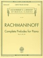 Sergiusz Rachmaninow preludia: Complete Preludes For Piano (op. 3, op. 23, op. 32) - nuty na fortepian