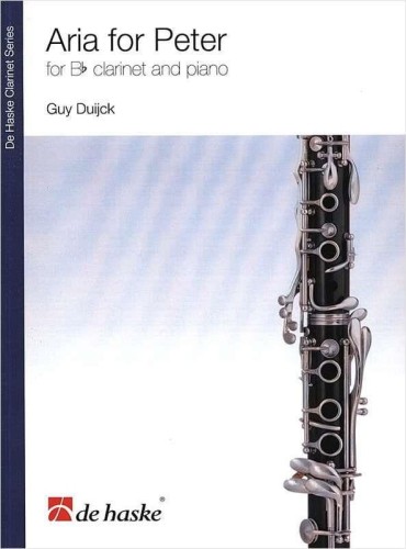 Guy Duijck: Aria for Peter for Bb clarinet and piano - nuty na klarnet z fortepianem