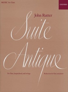 John Rutter: Suite Antique for Flute and Piano - nuty na flet poprzeczny i fortepian