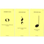 Music Flash Cards Set A - karty do teorii muzyki, nauki nut, rytmów i oznaczeń muzycznych
