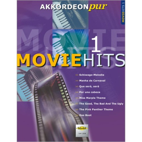 Akkordeon pur: Movie Hits 1 - nuty na akordeon - zawiera Por una cabeza