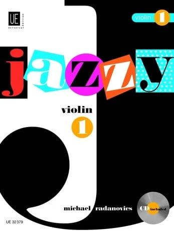 Michael Radanovics - Jazzy Violin 1 (+ płyta CD) - nuty na skrzypce z fortepianem