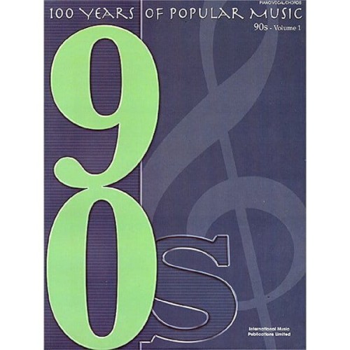 100 Years Of Popular Music: 90s Volume One (PVG)  - nuty na fortepian, melodia, akordy gitarowe i teksty