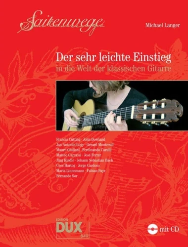 Saitenwege - Der sehr leichte Einstieg - Michael Langer (płyta CD) - nuty na gitarę klasyczną dla początkujących