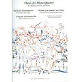 Music for Piano Quartet for Beginners - Pejtsik Arpad, Vigh Lajos - utwory na kwartet fortepianowy dla początkujących w 1 pozycji