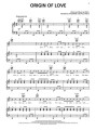 Mika: The Origin Of Love (PVG) - nuty na fortepian, akordy gitarowe, linia melodyczna, teksty