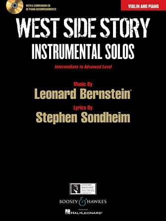 Leonard Bernstein: West Side Story Violin (+ płyta CD) - instrumental solos - nuty na skrzypce z fortepianem