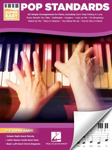 Super Easy Songbook: Pop Standards - proste nuty literowe na pianino lub keyboard - 60 piosenek