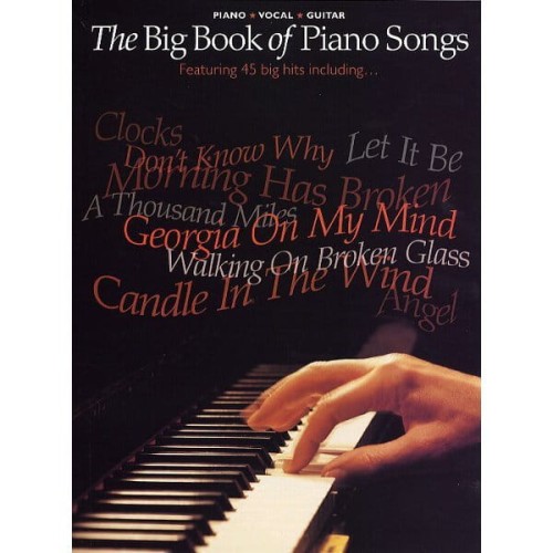 The Big Book of Piano Songs (PVG) - nuty na fortepian, wokal i akordy gitarowe