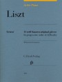 At the Piano: Liszt - 11 najbardziej znanych utworów o rosnącym stopniu trudności - nuty na fortepian solo