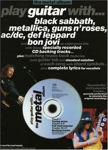 Play Guitar with The Metal Album - nuty na gitarę z tabulaturą (+ płyta CD)