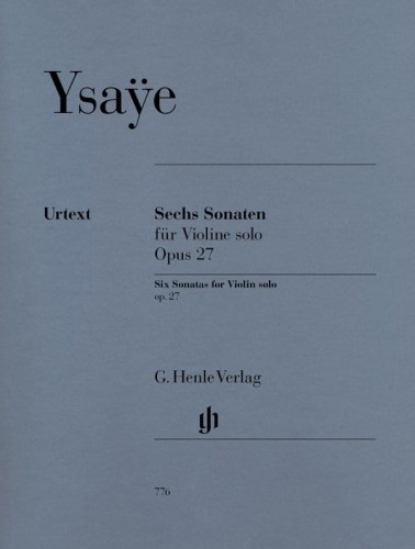 Eugene Ysaye: Sześć sonat skrzypcowych op. 27 - nuty na skrzypce solo