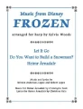 Music From Disney Frozen For Harp - nuty do 3 piosenek z filmu Kraina Lodu na harfę - Kristen Anderson-Lopez, Robert Lopez, Christophe Beck, Sylvia Woods