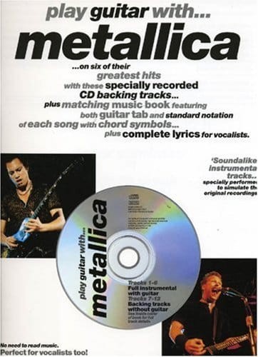 Play Guitar with Metallica - nuty na gitarę z tabulaturą (+ płyta CD)