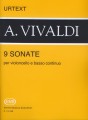 Antonio Vivaldi - 9 sonate per violoncello e basso continuo RV 39-47 - sonaty wiolonczelowe z fortepianem