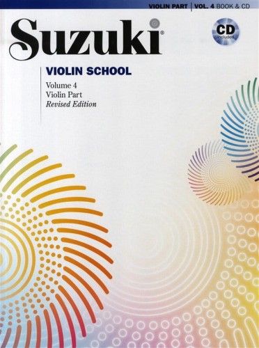 Suzuki Violin School 4 (+ płyta CD) - Shinichi Suzuki - podręcznik do nauki gry na skrzypcach metodą Suzuki