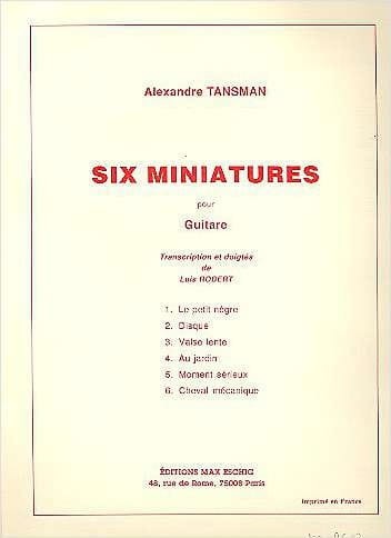Alexandre Tansman: Six Miniatures pour guitare - nuty na gitarę klasyczną