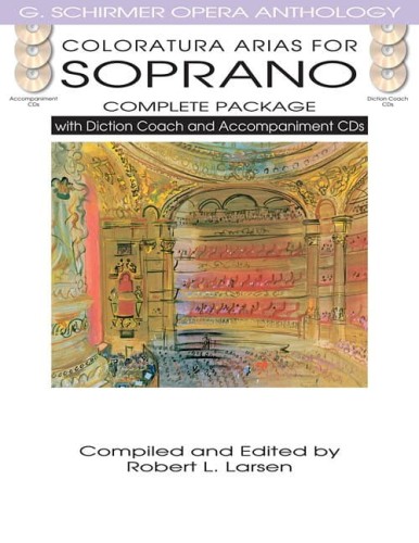 Coloratura Arias For Soprano - Complete Package - nuty na głos z fortepianem - Robert L. Larsen (+ 6 płyt CD)