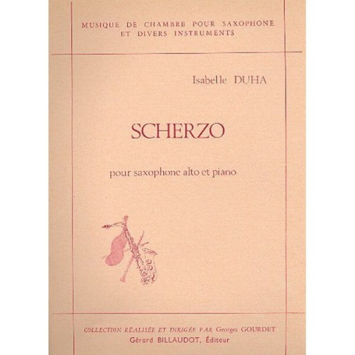 Izabella Duha - Scherzo pour saxophone alto et piano - nuty na saksofon altowy i fortepian
