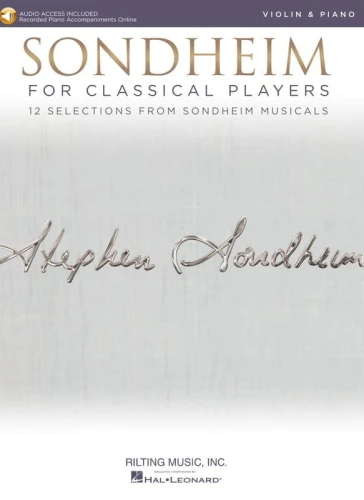 Sondheim for Classical Players: Violin and Piano (+ audio online) - nuty na skrzypce i fortepian