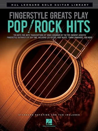 Fingerstyle Greats Play Pop / Rock Hits - nuty na gitarę akustyczną z tabulaturami