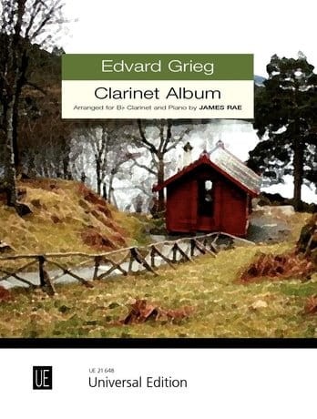 Edvard Grieg: Clarinet Album for clarinet and piano - nuty na klarnet i fortepian