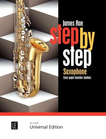James Rae: Step by Step Saxophone - łatwe ćwiczenia w duecie uczeń - nauczyciel