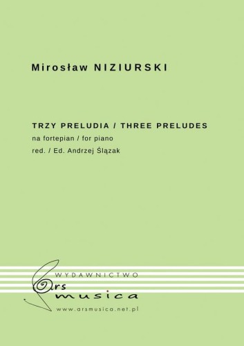 Mirosław Niziurski: Trzy preludia na fortepian - nuty na fortepian