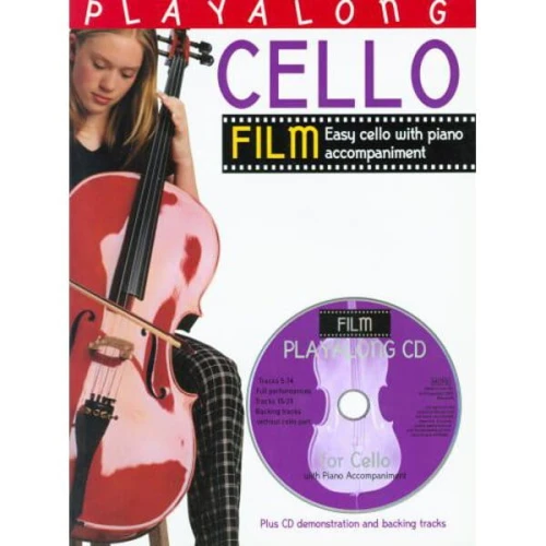 Playalong Cello: Film Tunes - nuty na wiolonczelę z fortepianem (+ płyta CD)