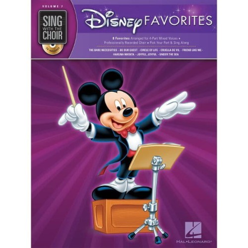 Sing With The Choir Volume 7: Disney Favorites (+ płyta CD) - nuty na chór SATB