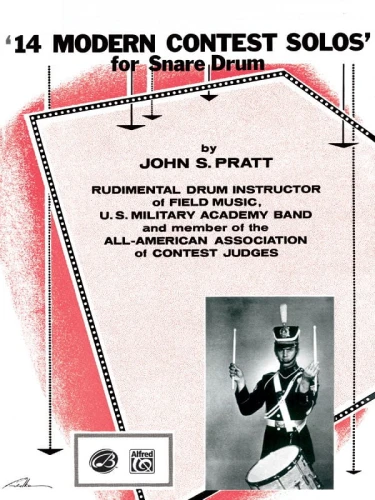 John S. Pratt: 14 Modern Contest Solos for Snare Drum - nuty na werbel