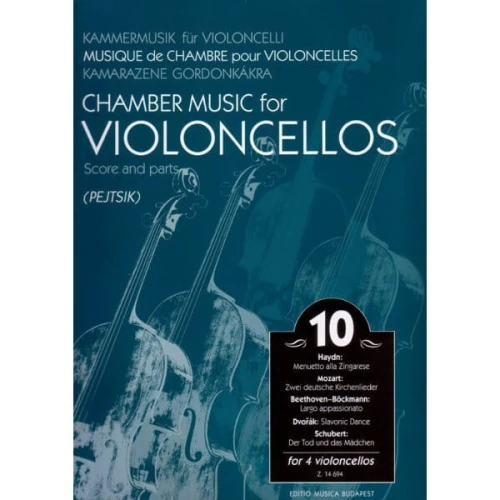 Chamber Music for violoncellos 10 - Arpad Pejtsik - muzyka kameralna na 4 wiolonczele