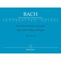 Jan Sebastian Bach - Eight Short Preludes and Fugues BWV 553-560 - Osiem małych preludiów i fug - nuty na organy