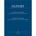 Jean-Louis Duport - 21 Etudes for Violoncello - etiudy na wiolonczelę z akompaniamentem drugiej wiolonczeli