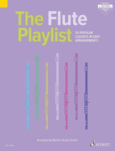 The Flute Playlist - 50 popularnych utworów w łatwej aranżacji na flet poprzeczny i fortepian (+ audio online)