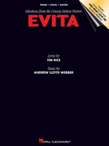 Andrew Lloyd Webber: Evita (PVG) - muzyka z filmu Evita - nuty na fortepian, linia melodyczna, akordy i teksty