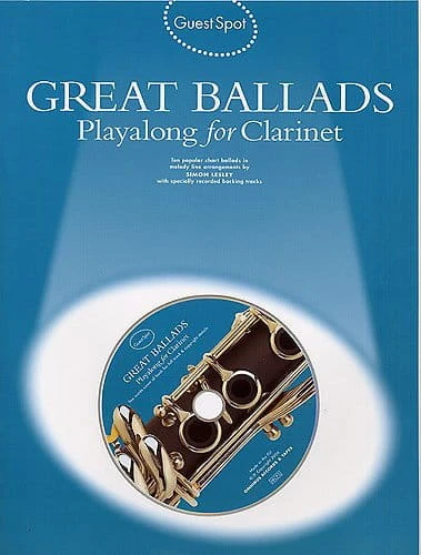 Guest Spot: Great Ballads Playalong For Clarinet - Simon Lasley - nuty na klarnet (+ płyta CD)