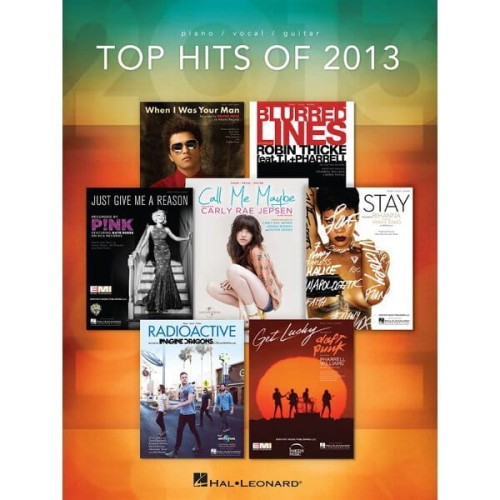 Top Hits Of 2013 (PVG) - nuty na fortepian, wokal i akordy gitarowe
