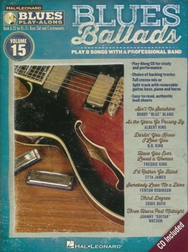 Blues Ballads Blues Play-Along Volume 15 - nuty na instrumenty C, Eb, Bb (+ płyta CD)