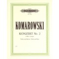 Anatol Komarowski - Koncert A-dur nr 2 - nuty na skrzypce z fortepianem
