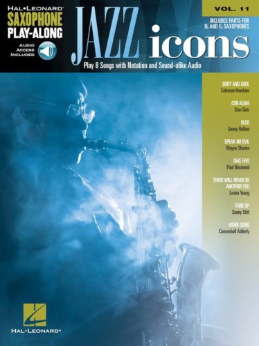 Jazz Icons - Saxophone Play-Along Volume 11 - nuty na saksofon altowy i tenorowy (+ audio online)