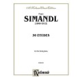 Franz Simandl - 30 Etudes for the String Bass - nuty na kontrabas