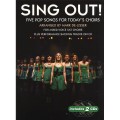 Sing Out! 5 Pop Songs For Today's Choirs Book 1 (+ audio online) - nuty na chór SAT z fortepianem
