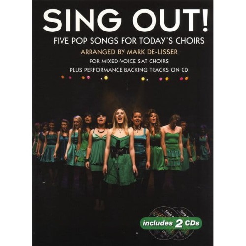 Sing Out! 5 Pop Songs For Today's Choirs Book 1 (+ audio online) - nuty na chór SAT z fortepianem