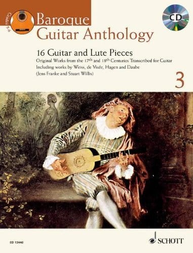 Baroque Guitar Anthology vol. 3 (+ audio online) - nuty na gitarę klasyczną