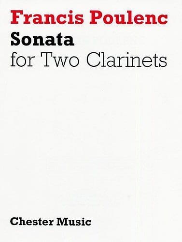 Francis Poulenc: Sonata for Two Clarinets - sonata na 2 klarnety