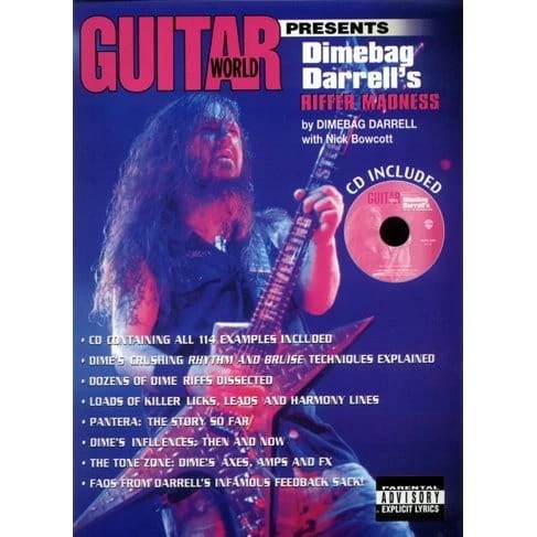 Guitar World Presents: Dimebag Darrell's Riffer Madness - szkoła gry na gitarze elektrycznej (+ płyta CD)
