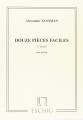 Alexandre Tansman: Douze pieces faciles pour guitare 1 - nuty na gitarę klasyczną